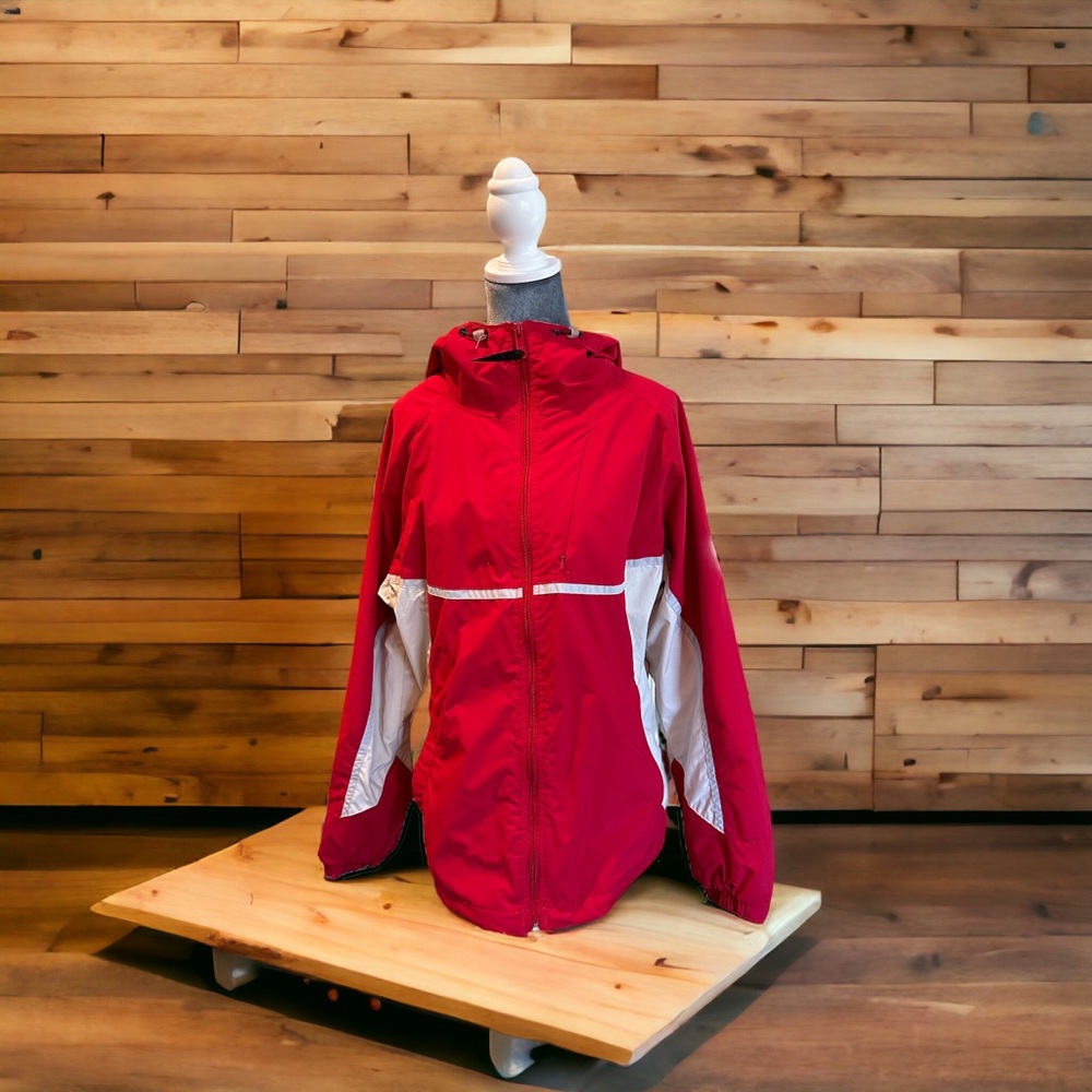 Columbia. XL. Red white jacket.
